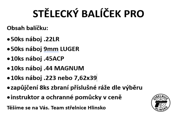 střelecký balíček PRO